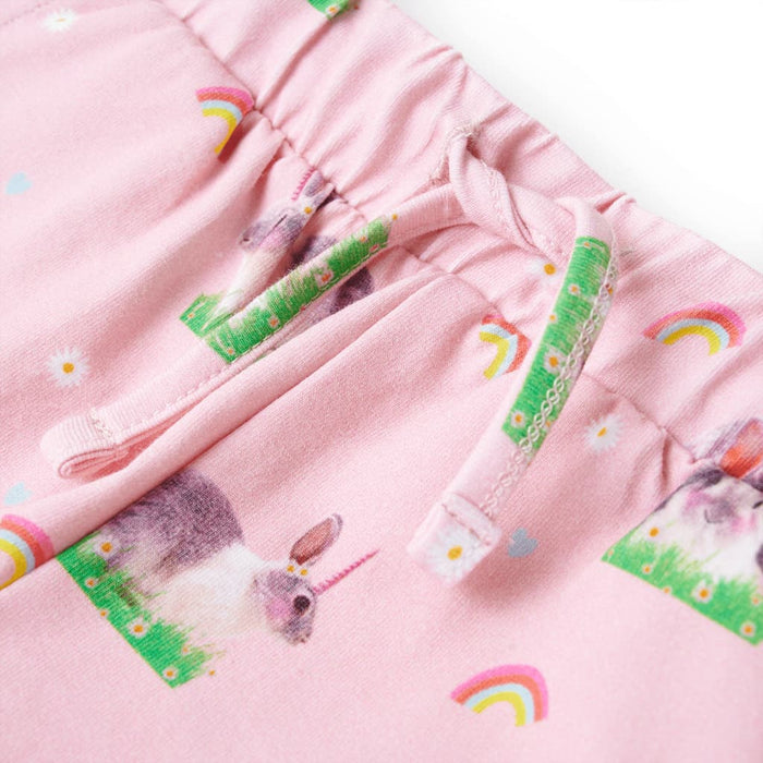 Pantaloncini per Bambini con Coulisse Rosa Chiaro 128 10962
