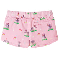 Pantaloncini per Bambini con Coulisse Rosa Chiaro 140cod mxl 112672