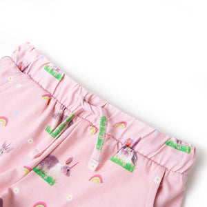 Pantaloncini per Bambini con Coulisse Rosa Chiaro 140cod mxl 112672