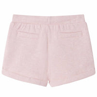 Pantaloncini per Bambini con Coulisse Rosa Chiaro Misto 116
