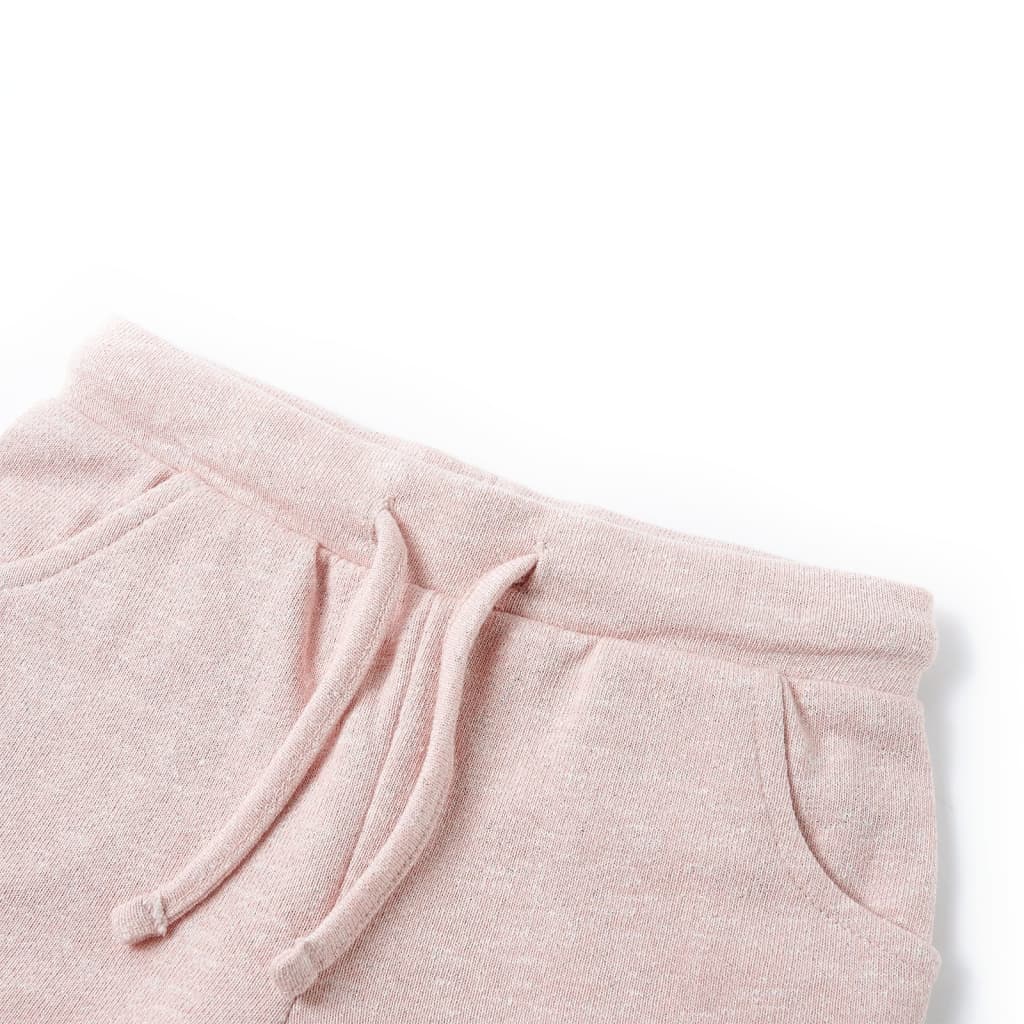 Pantaloncini per Bambini con Coulisse Rosa Chiaro Misto 116