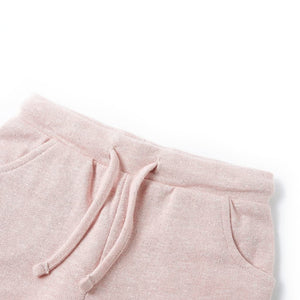 Pantaloncini per Bambini con Coulisse Rosa Chiaro Misto 116