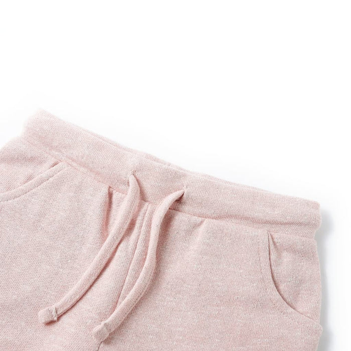 Pantaloncini per Bambini con Coulisse Rosa Chiaro Misto 116