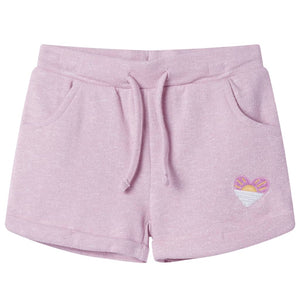 Pantaloncini per Bambini con Coulisse Lilla Misto 116