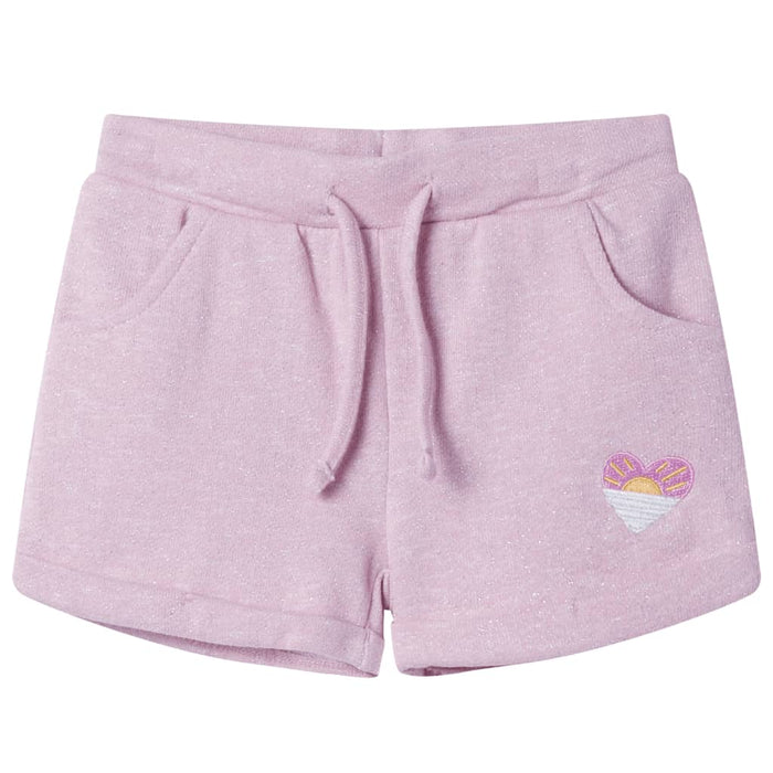 Pantaloncini per Bambini con Coulisse Lilla Misto 116