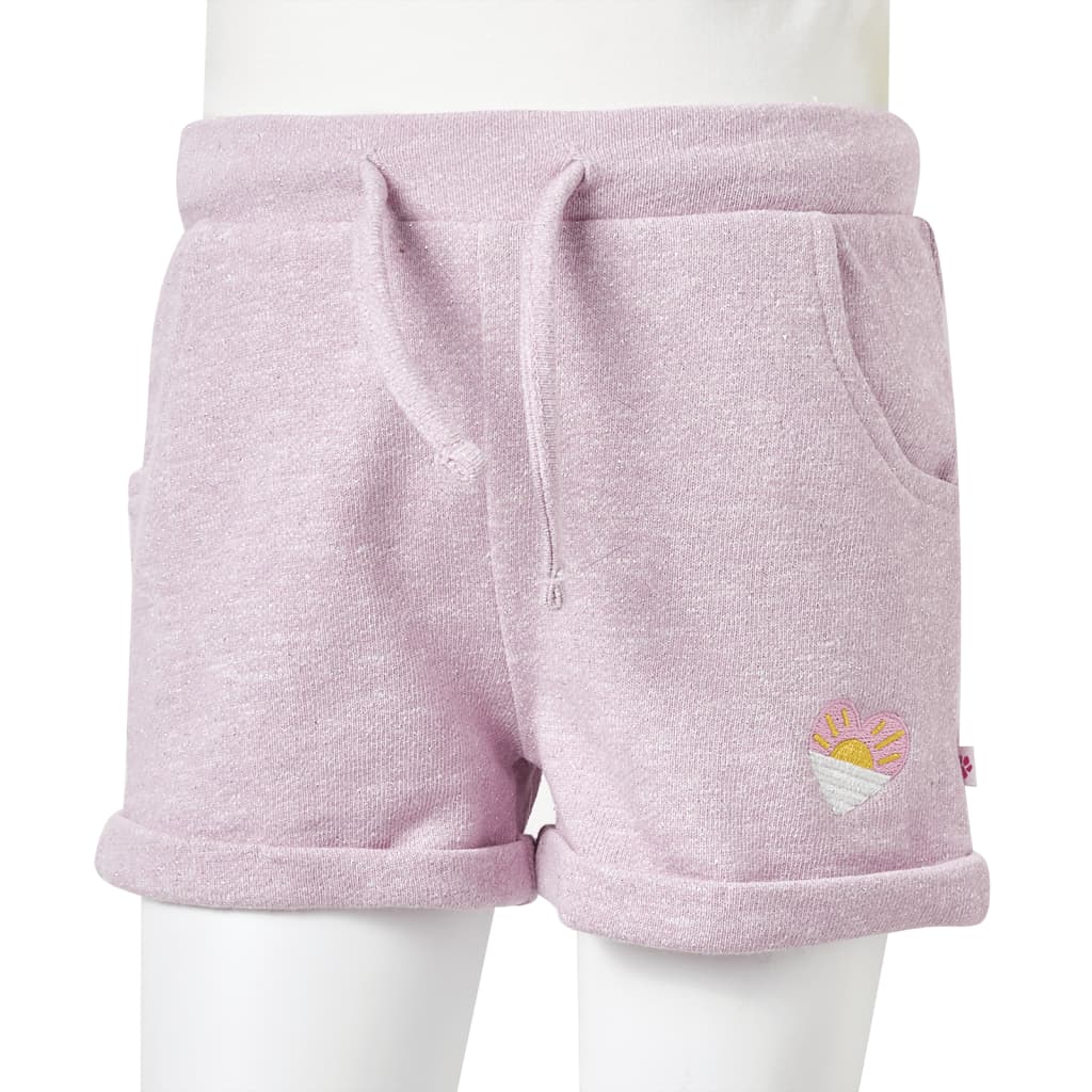 Pantaloncini per Bambini con Coulisse Lilla Misto 140