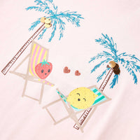 Maglietta da Bambina Rosa Tenue 92 11009