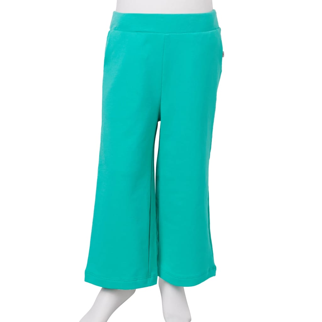 Pantaloni per Bambini a Gamba Larga Menta 92