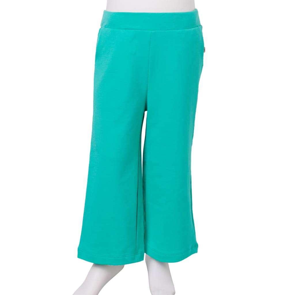 Pantaloni per Bambini a Gamba Larga Menta 104 11040