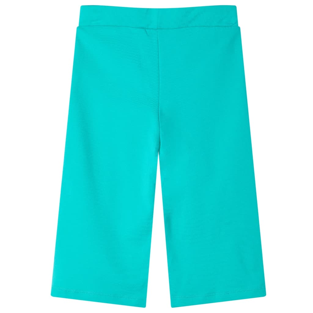 Pantaloni per Bambini a Gamba Larga Menta 140 11043