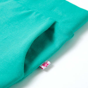 Pantaloni per Bambini a Gamba Larga Menta 140 11043