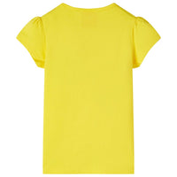 Maglietta da Bambina Gialla 104cod mxl 133560