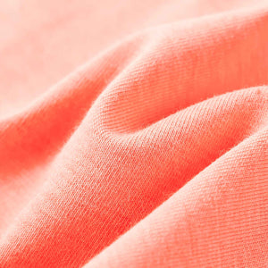 Maglietta da Bambina Corallo Neon 92 11069