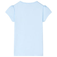 Maglietta da Bambino Azzurra 92cod mxl 109575