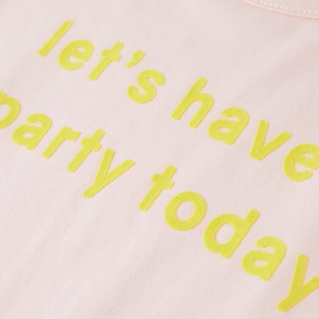 Maglietta da Bambina Rosa Tenue 116