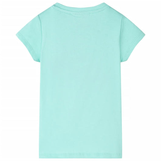 Maglietta da Bambina Menta Chiaro 92 11094