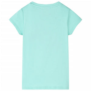 Maglietta da Bambina Menta Chiaro 116 11096