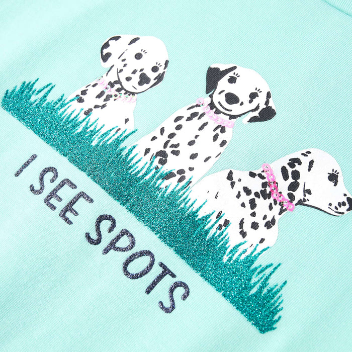 Maglietta da Bambina Menta Chiaro 140 11098