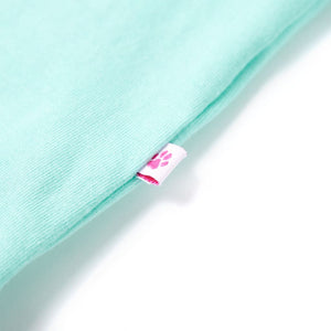 Maglietta da Bambina Menta Chiaro 140 11098