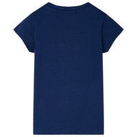 Maglietta da Bambina Blu Marino 116 11101