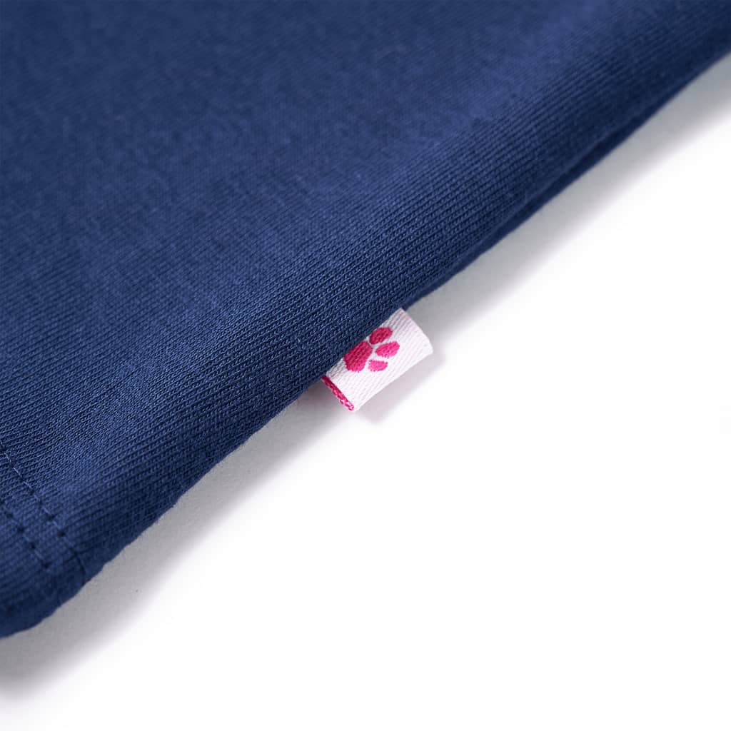 Maglietta da Bambina Blu Marino 128 11102