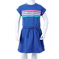 Abito per Bambini con Coulisse Blu Cobalto 116