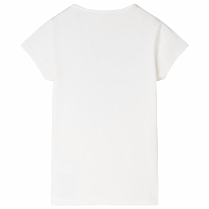Maglietta da Bambina Ecru 104 11130