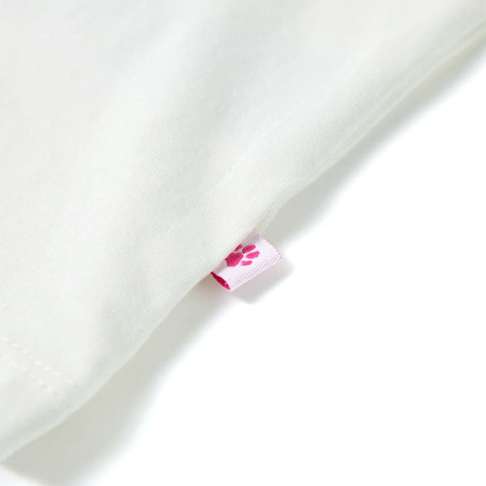 Maglietta da Bambina Ecru 104 11130