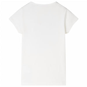 Maglietta da Bambina Ecru 140 11133