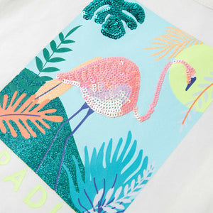 Maglietta da Bambina Ecru 140 11133