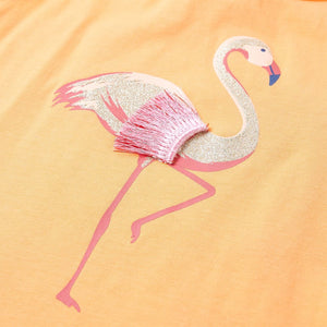 Canotta da Bambina Arancione Brillante 104 11145