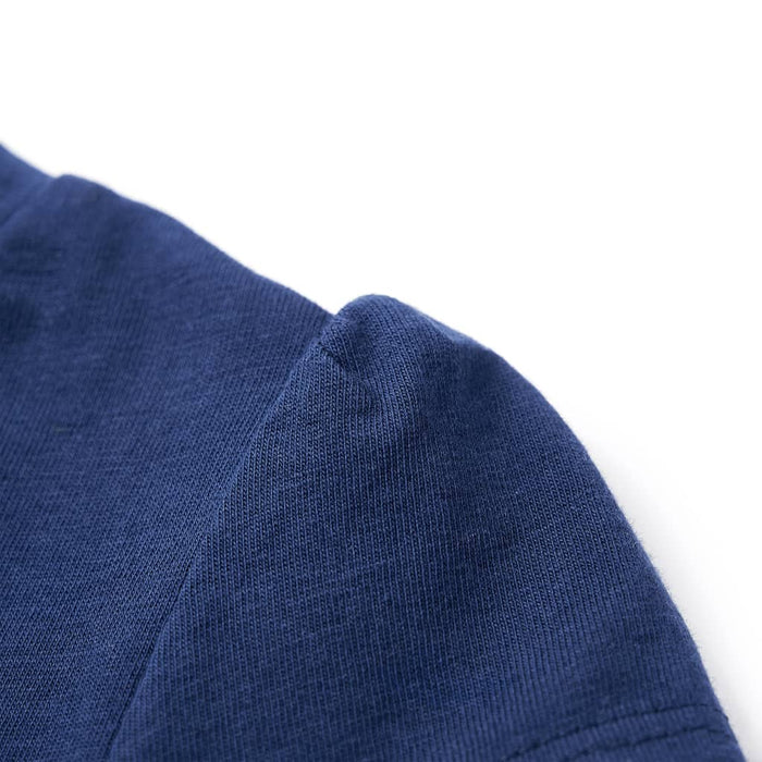 Maglietta da Bambina Blu Marino 140 11218