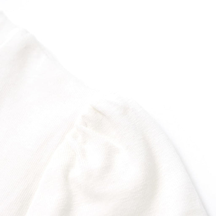 Maglietta da Bambina Ecru 128 11222