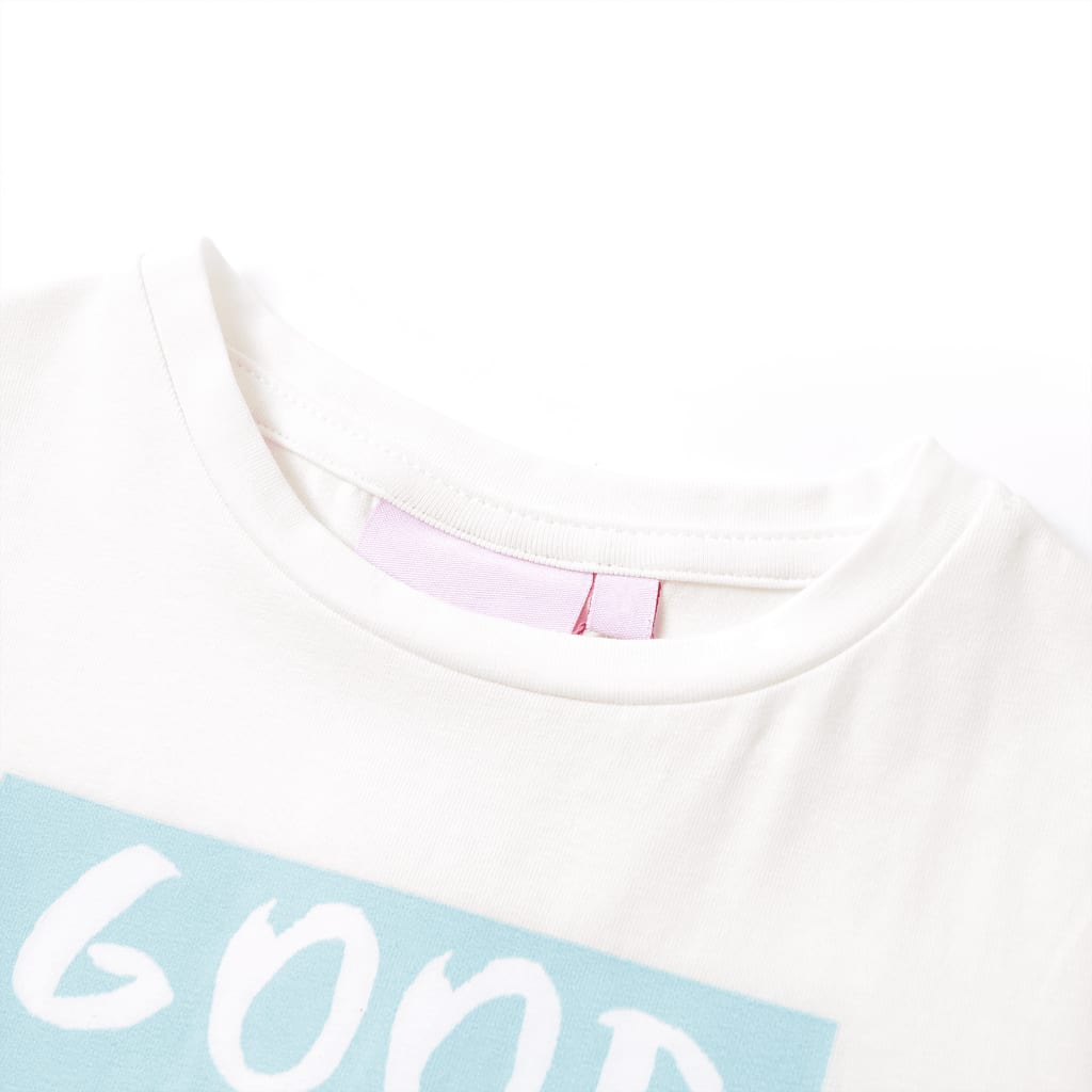 Maglietta da Bambina Ecru 140cod mxl 109194