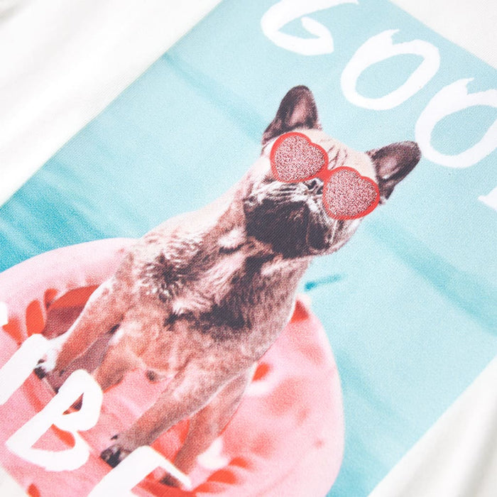 Maglietta da Bambina Ecru 140 11223