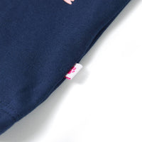 Maglietta da Bambina Blu Marino 104 11225