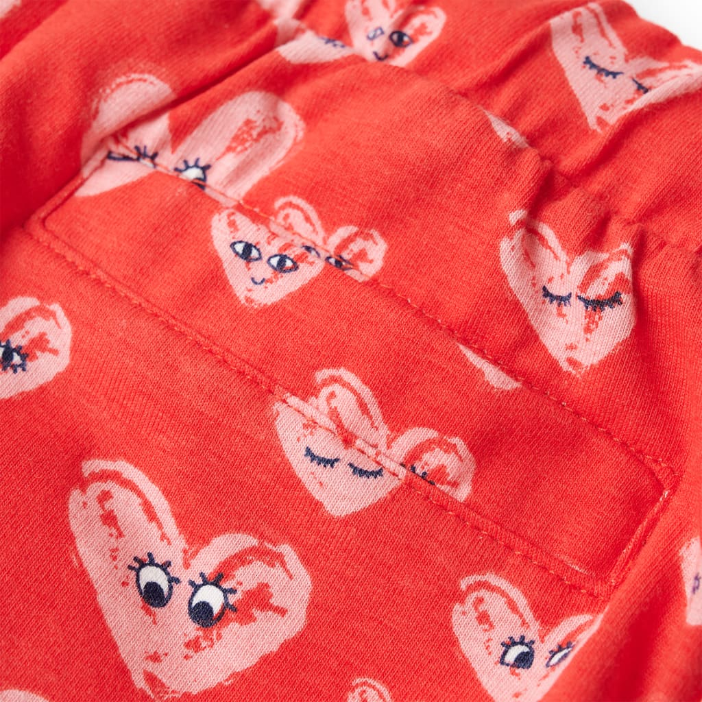 Pantaloncini per Bambini con Coulisse Rossi 140 11238