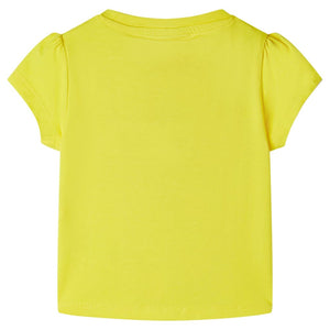 Maglietta da Bambina Gialla 116
