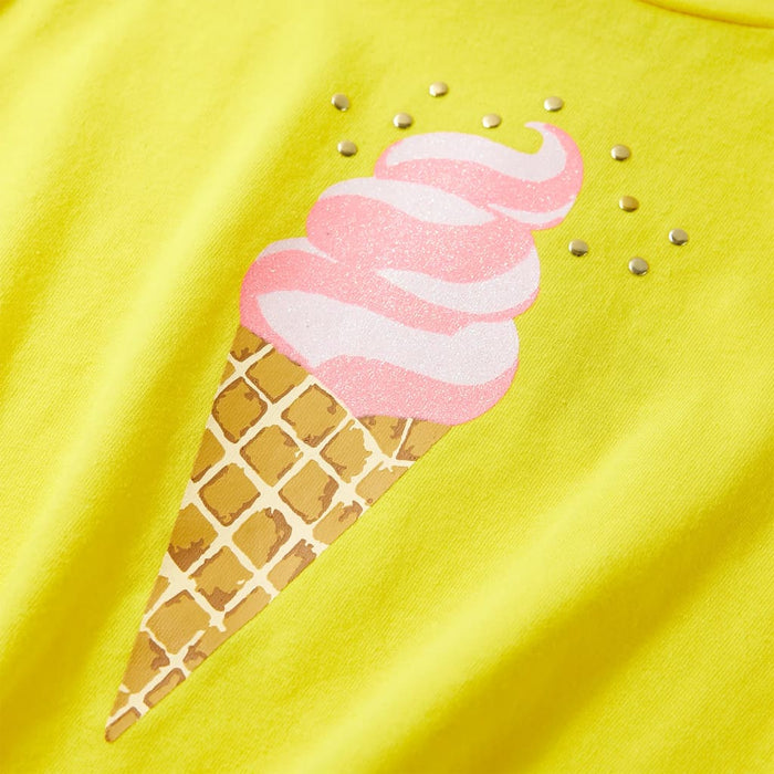 Maglietta da Bambina Gialla 116 11246