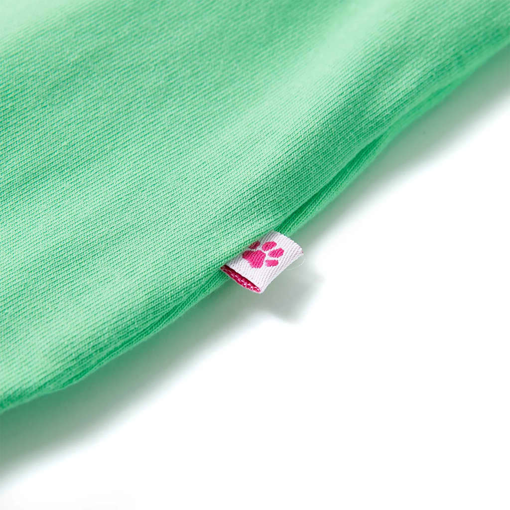 Maglietta da Bambino Verde Chiaro 128 11257