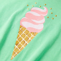 Maglietta da Bambino Verde Chiaro 140