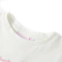 Maglietta da Bambina Ecru 104cod mxl 85789