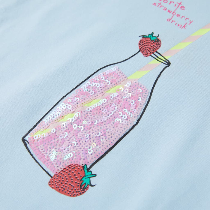 Maglietta da Bambina Blu Tenue 140