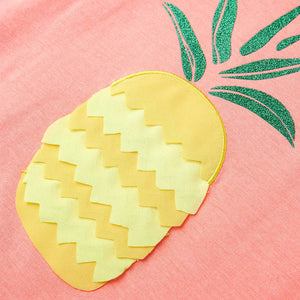 Maglietta da Bambina Corallo Neon 92 11284