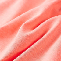 Maglietta da Bambina Corallo Neon 104 11285