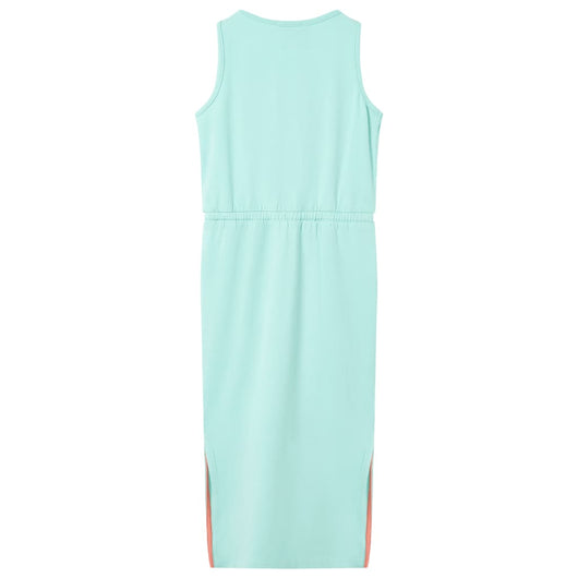 Abito da Bambina con Coulisse Menta Chiaro 128 11307