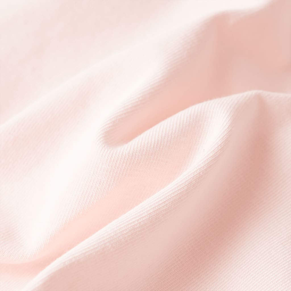 Maglietta da Bambina Maniche Volant Rosa Tenue 92 11314