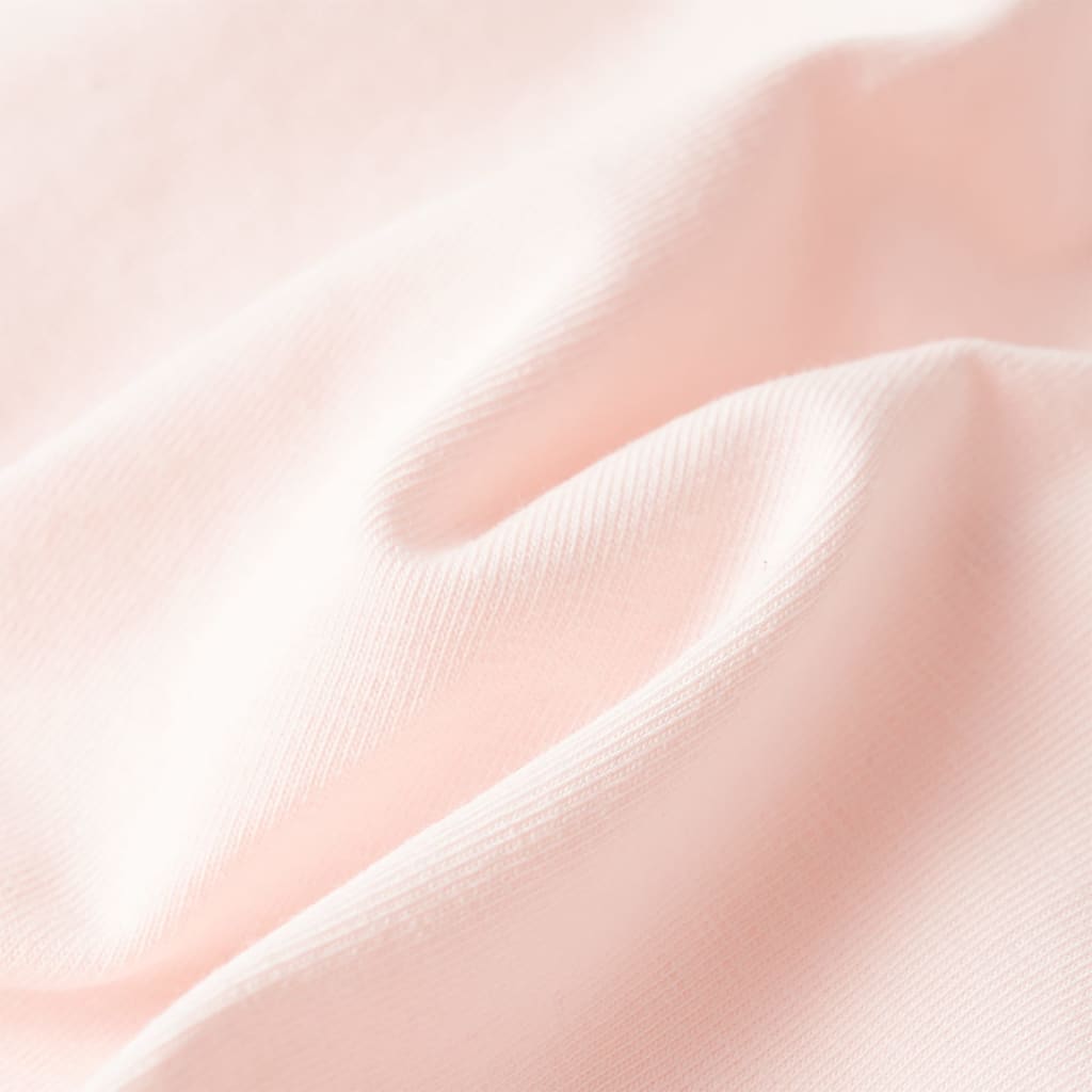 Maglietta da Bambina Maniche Volant Rosa Tenue 140 11318