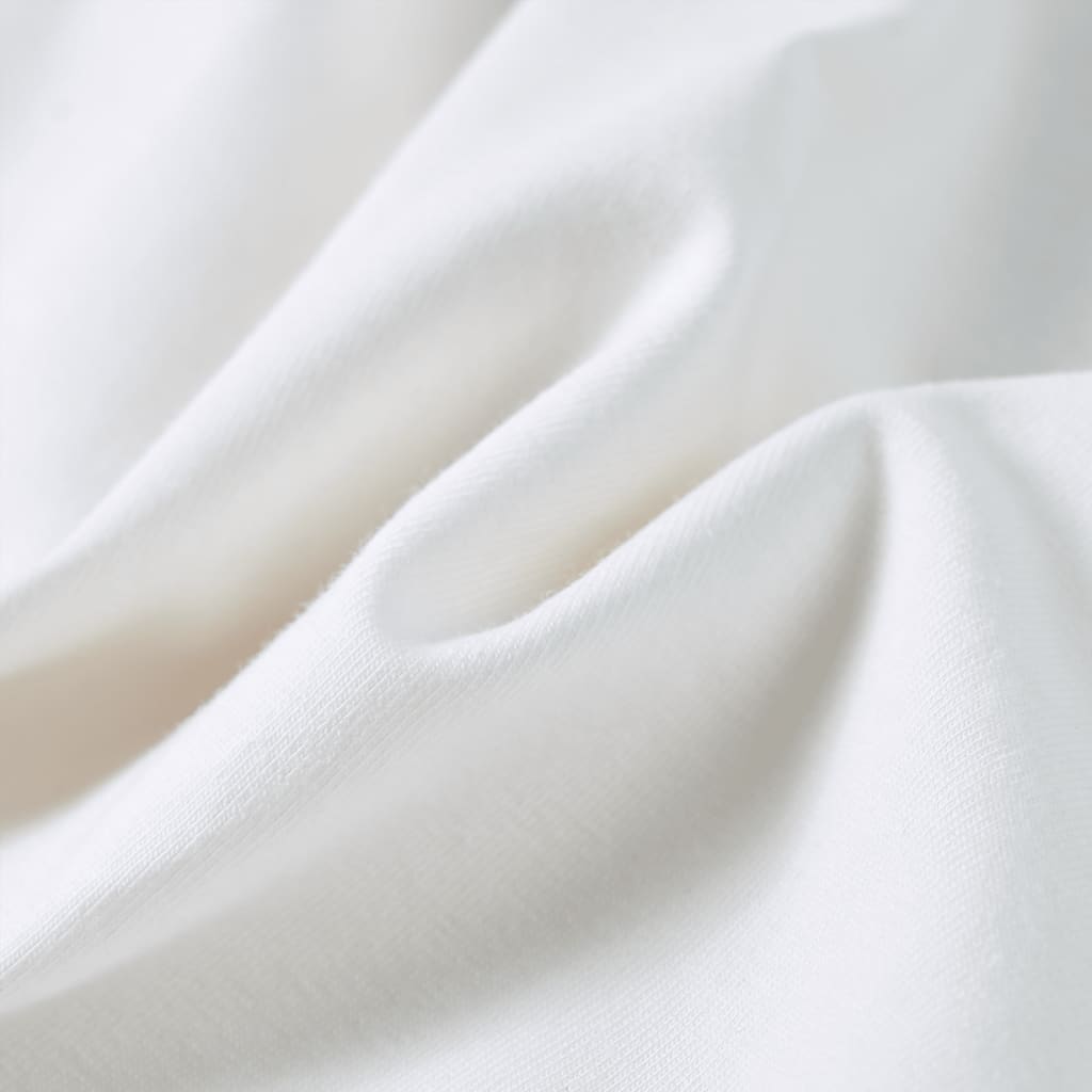 Maglietta da Bambina Maniche Volant Ecru 92 11319