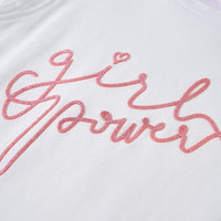 Maglietta da Bambina Maniche Volant Ecru 116 11321